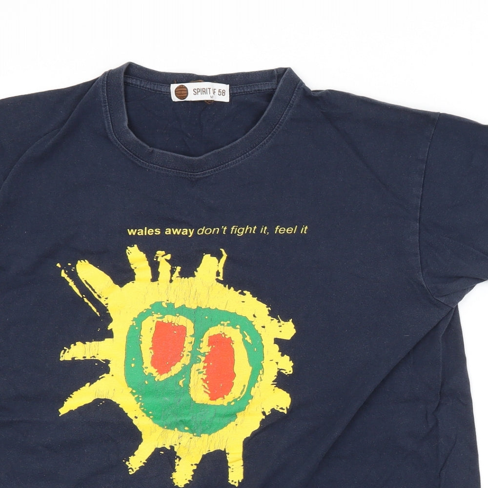 SPIRIT OF 58 Mens Blue    T-Shirt Size M
