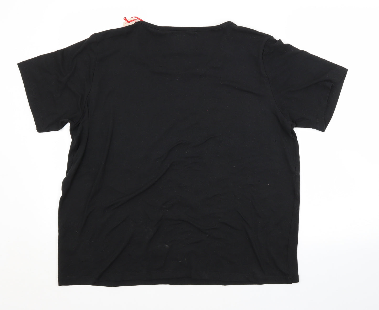Preworn Womens Black   Basic T-Shirt Size L