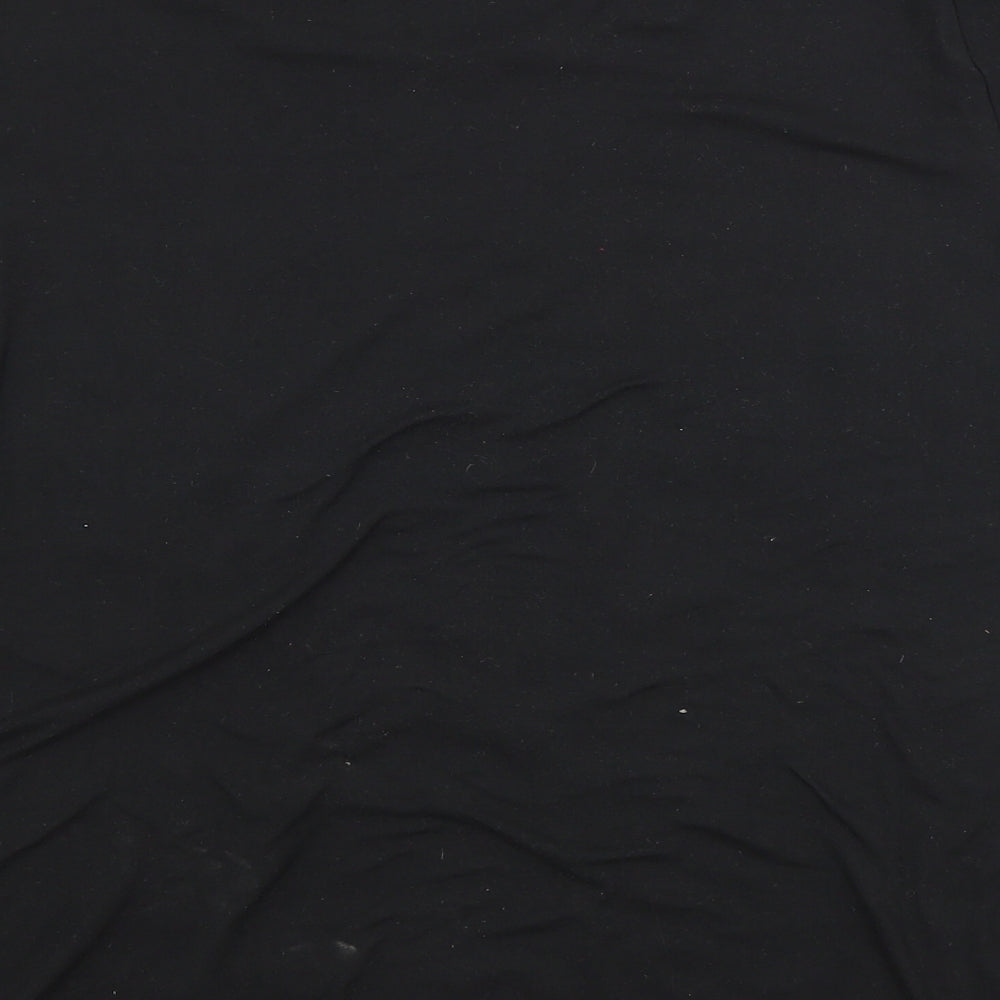 Preworn Womens Black   Basic T-Shirt Size L