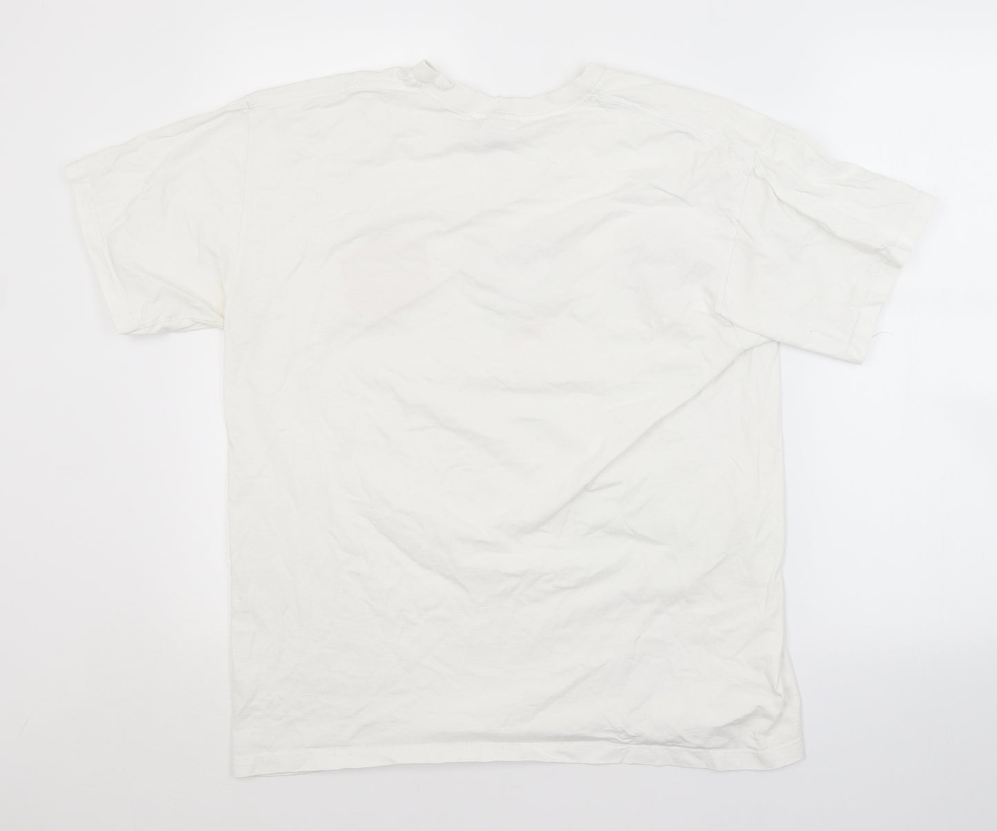 Fruit of the Loom Womens White   Basic T-Shirt Size L