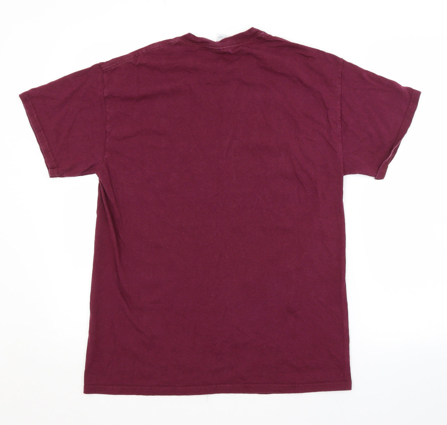 Gildan Mens Purple    T-Shirt Size M