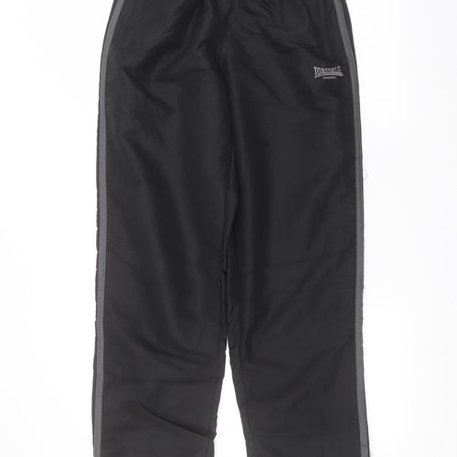 Lonsdale Mens Black   Snow Pants Trousers Size S L28 in