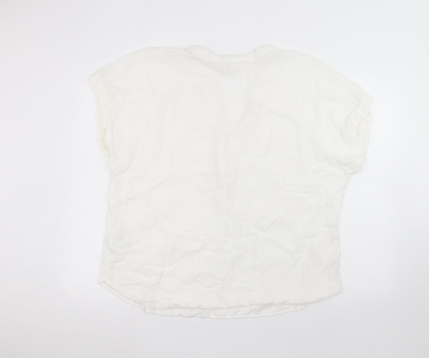 H&M Womens White   Basic T-Shirt Size XL