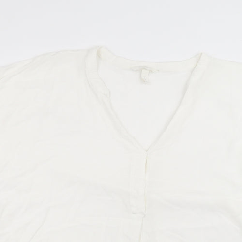 H&M Womens White   Basic T-Shirt Size XL