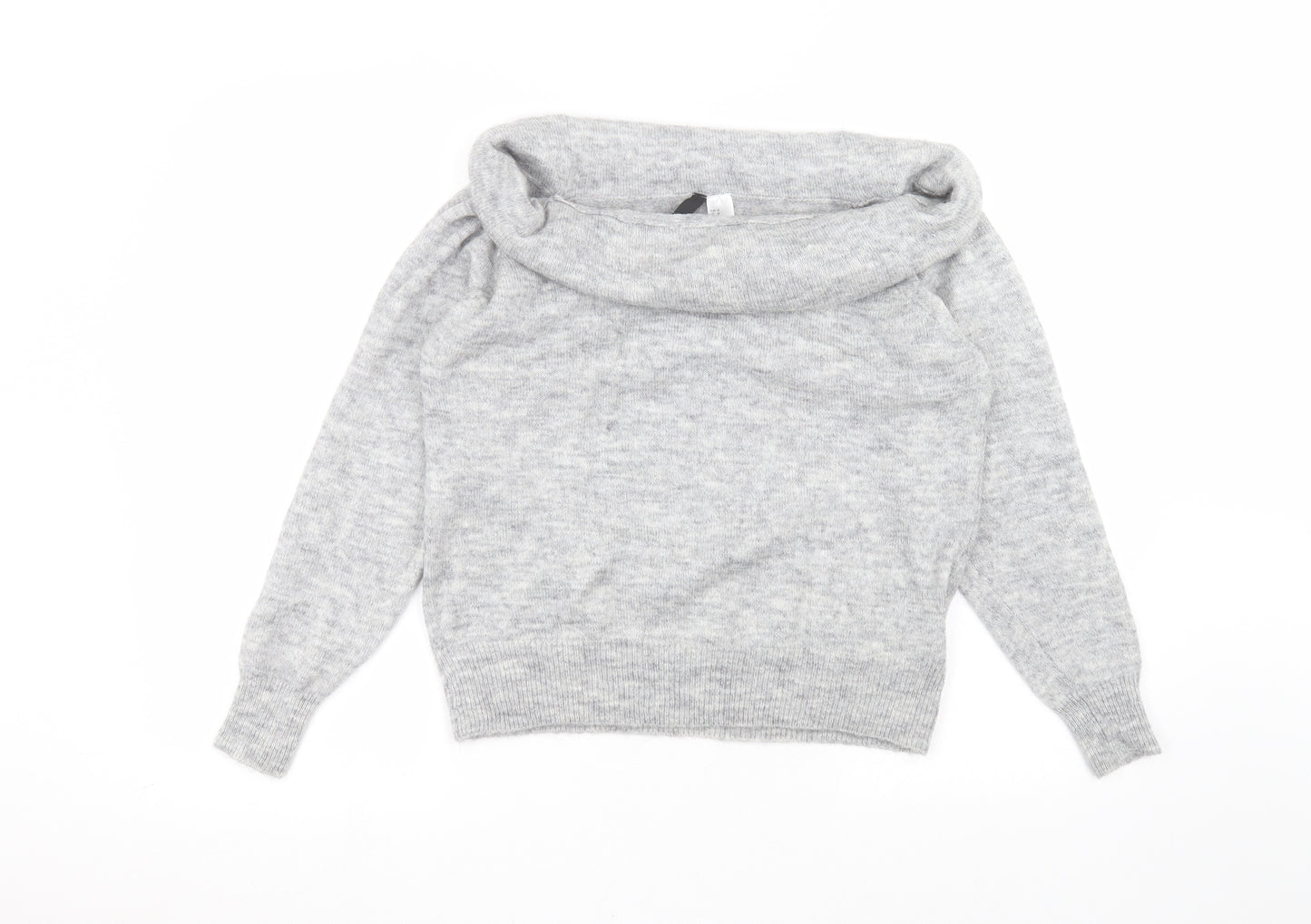 H&M Womens Grey   Basic T-Shirt Size M
