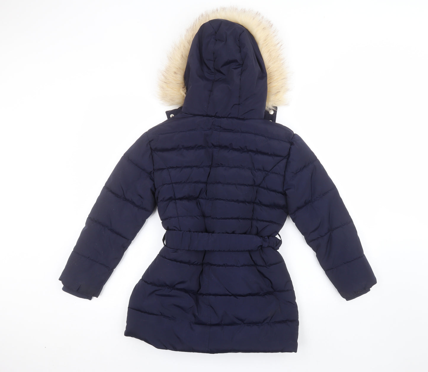 Very Girls Blue   Parka Coat Size 9 Years