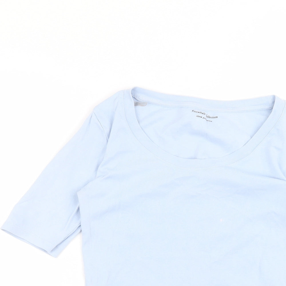 Marks and Spencer Womens Blue   Basic T-Shirt Size 8