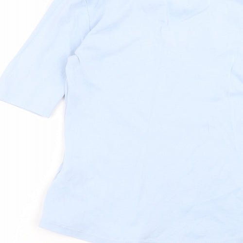 Marks and Spencer Womens Blue   Basic T-Shirt Size 8
