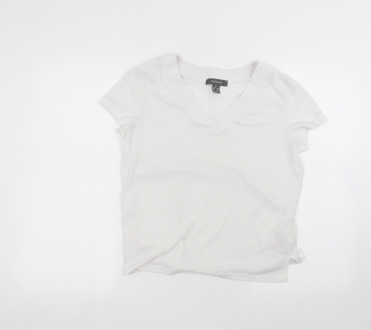 Primark Womens White   Basic T-Shirt Size XS