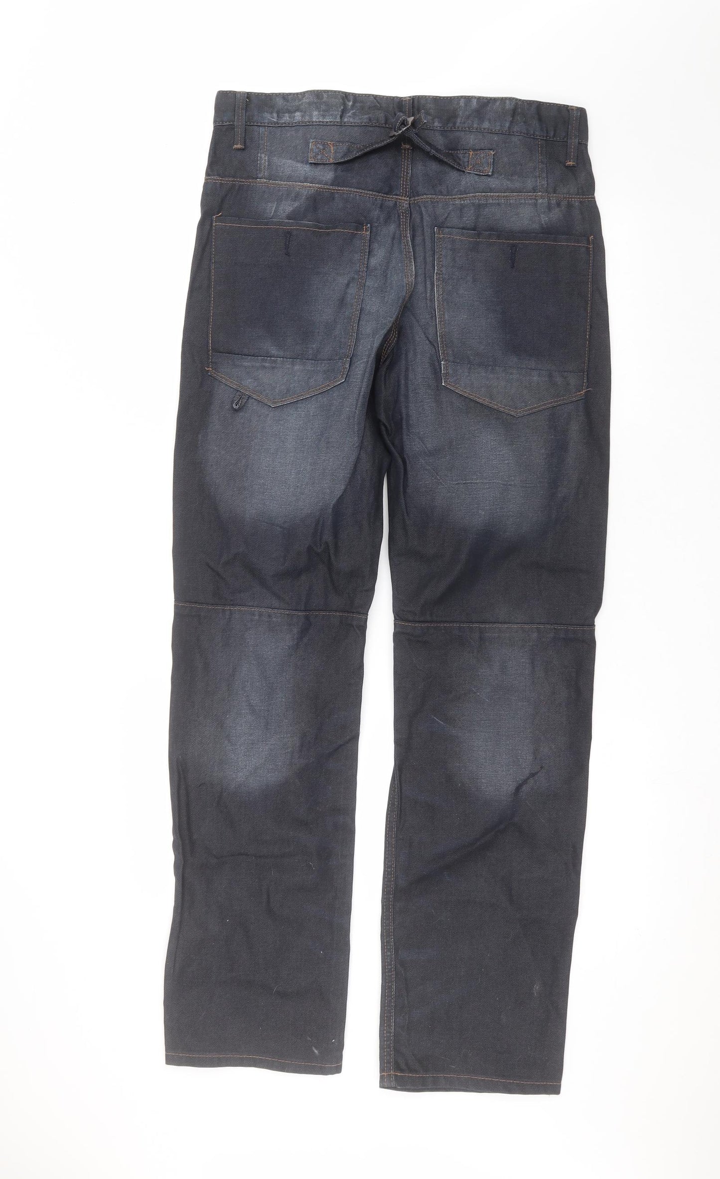 WORKER Mens Blue   Straight Jeans Size 32 in L32 in