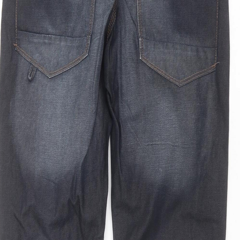 WORKER Mens Blue   Straight Jeans Size 32 in L32 in