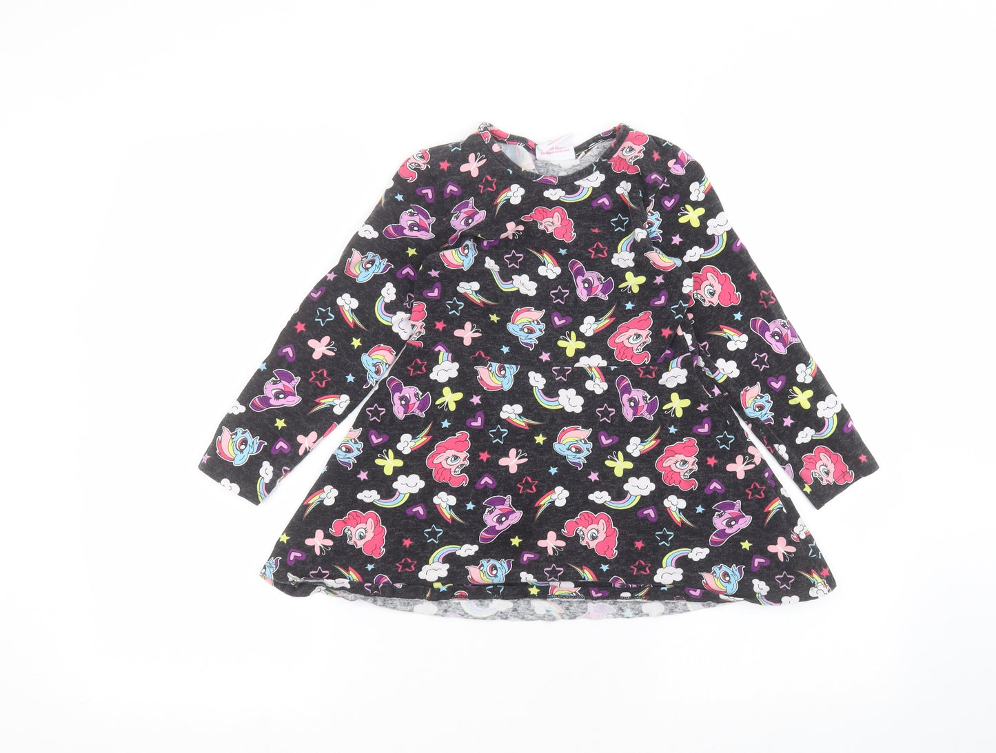 Young Dimension Girls Black   A-Line  Size 7-8 Years  - my little pony