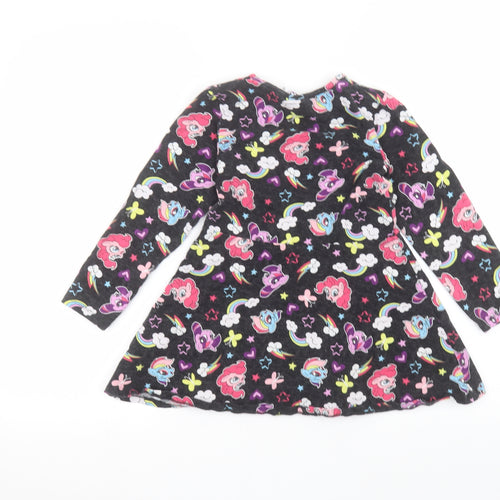 Young Dimension Girls Black   A-Line  Size 7-8 Years  - my little pony