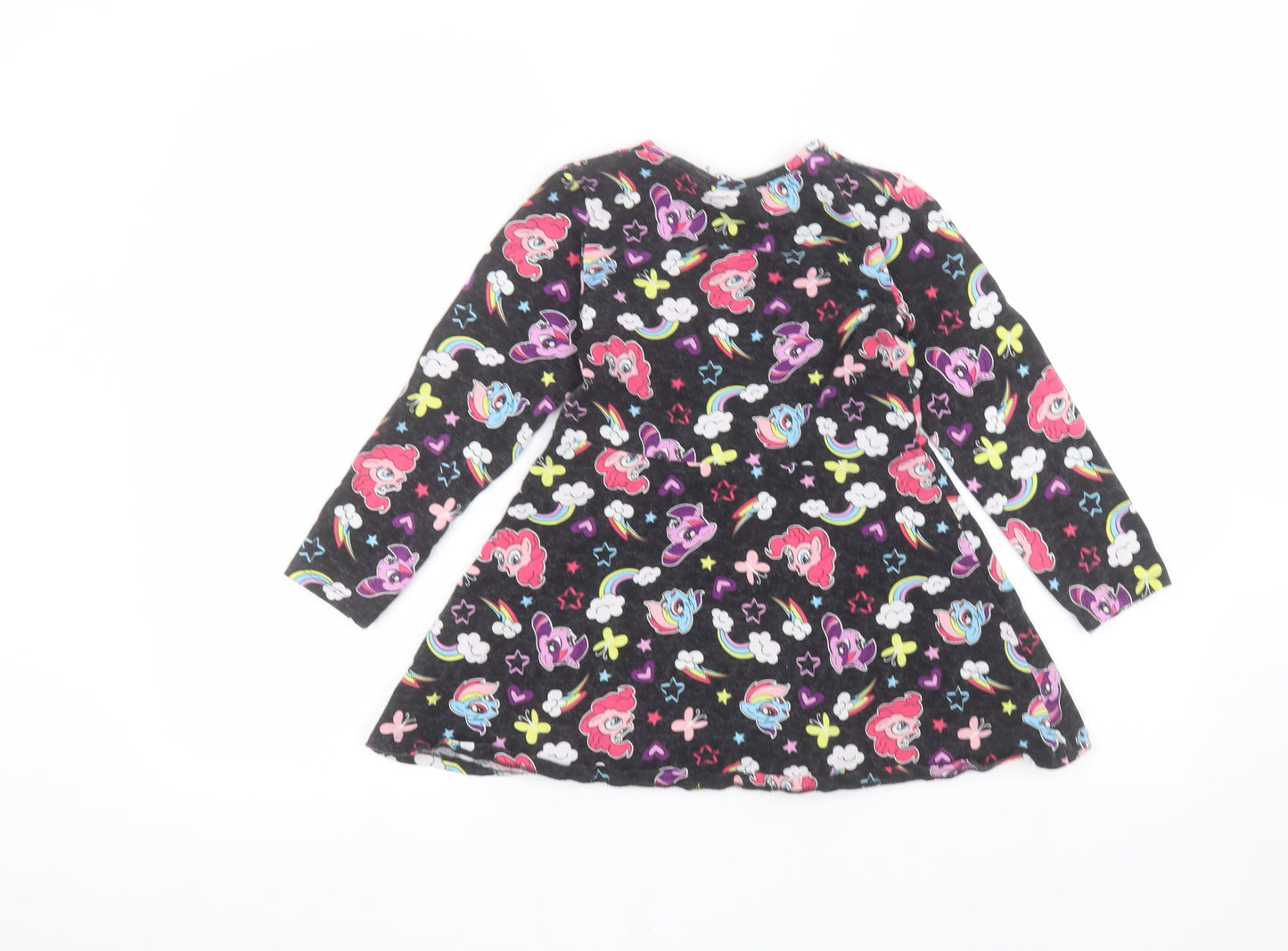 Young Dimension Girls Black   A-Line  Size 7-8 Years  - my little pony