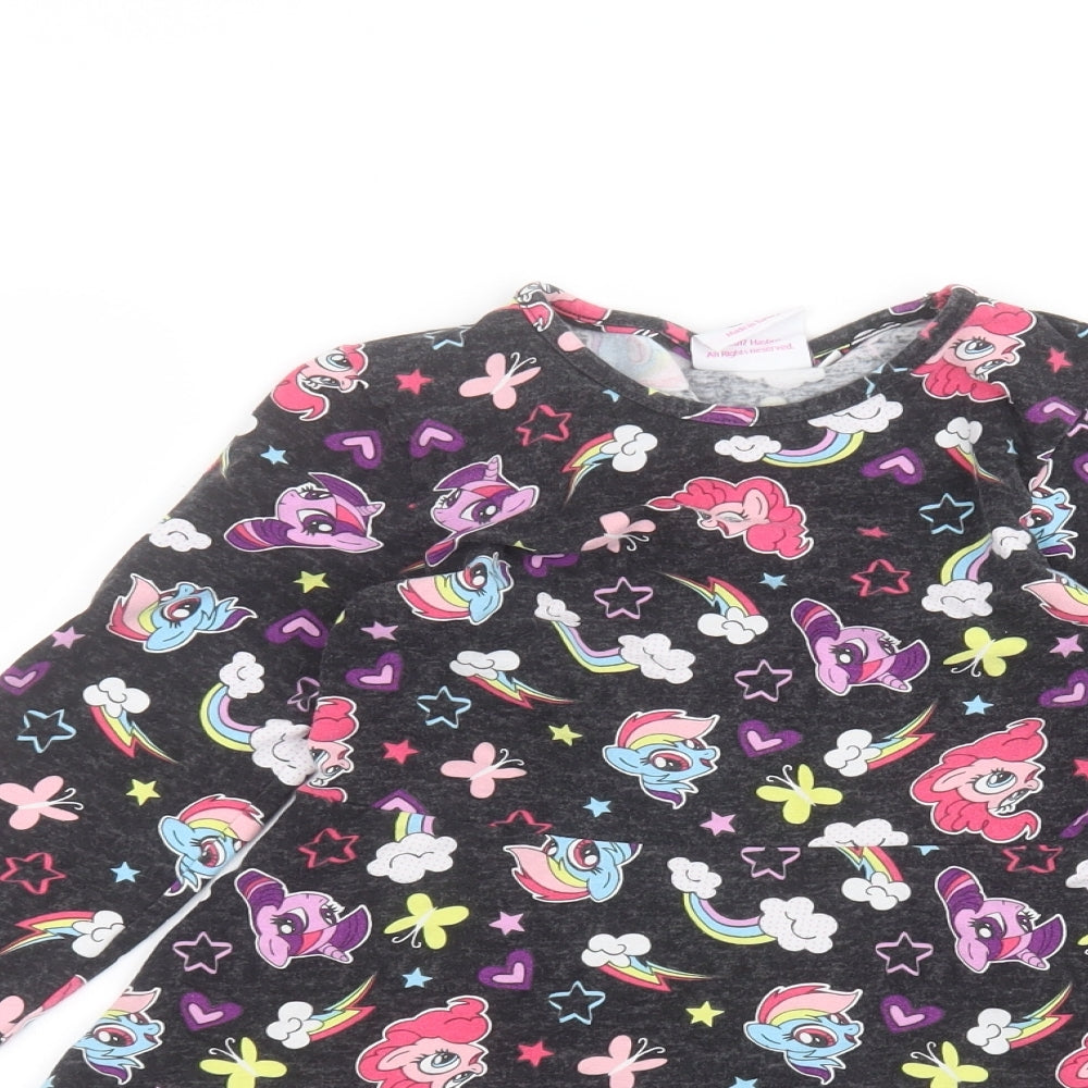 Young Dimension Girls Black   A-Line  Size 7-8 Years  - my little pony
