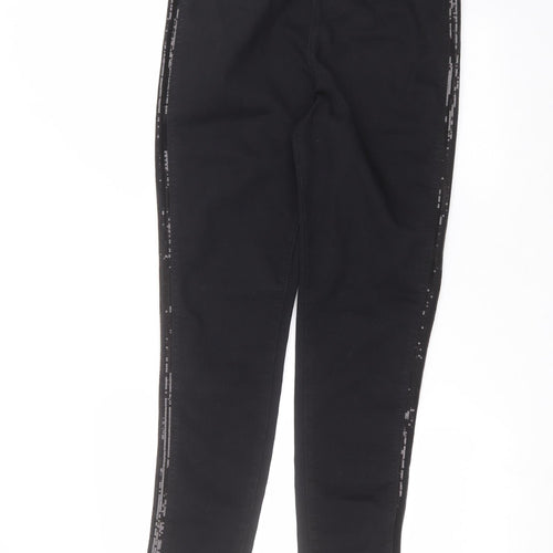 Marks and Spencer Womens Black   Straight Jeans Size 14 L26 in