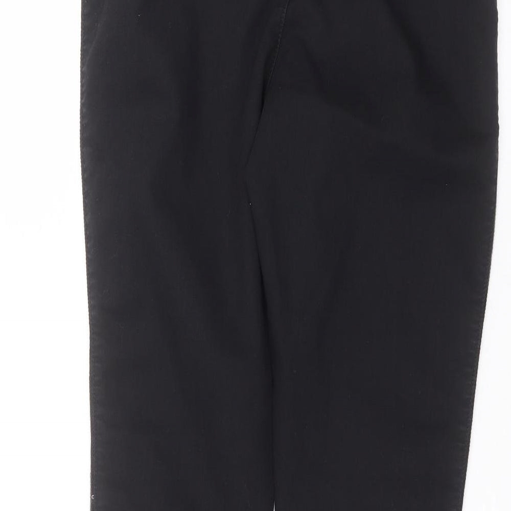 Marks and Spencer Womens Black   Straight Jeans Size 14 L26 in
