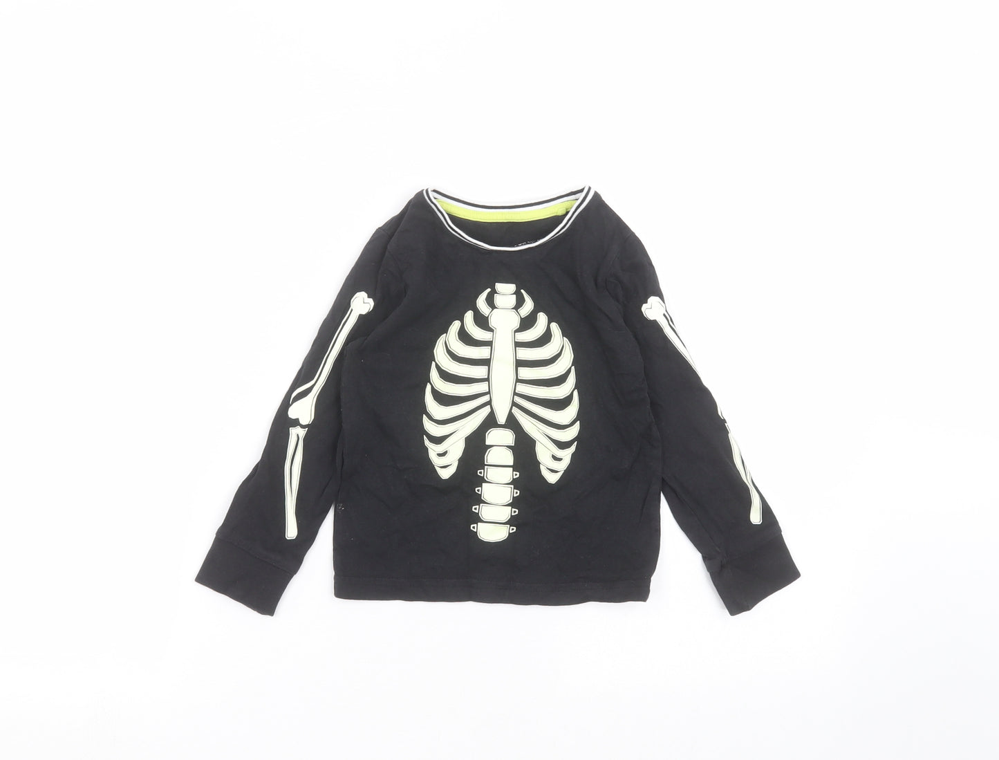 TU Boys Black   Basic T-Shirt Size 3-4 Years