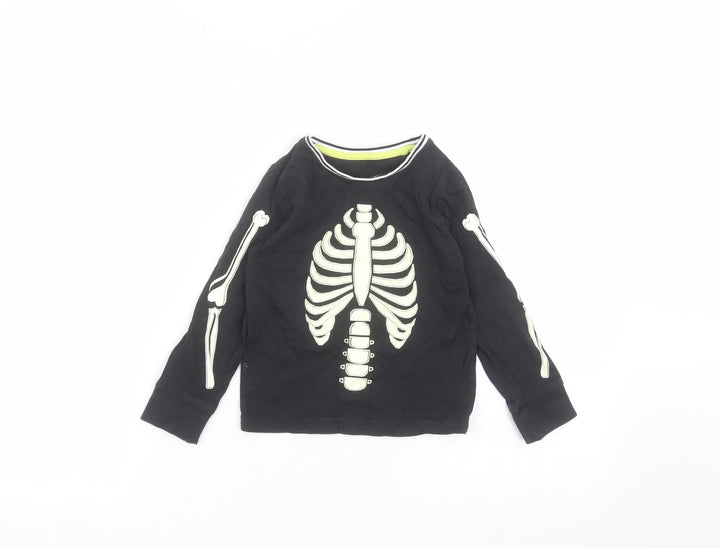 TU Boys Black   Basic T-Shirt Size 3-4 Years