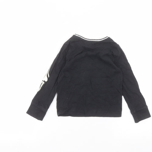 TU Boys Black   Basic T-Shirt Size 3-4 Years