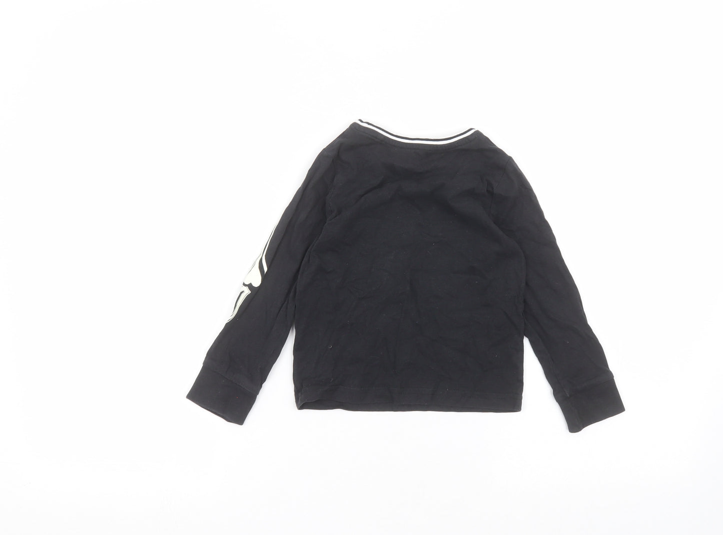 TU Boys Black   Basic T-Shirt Size 3-4 Years