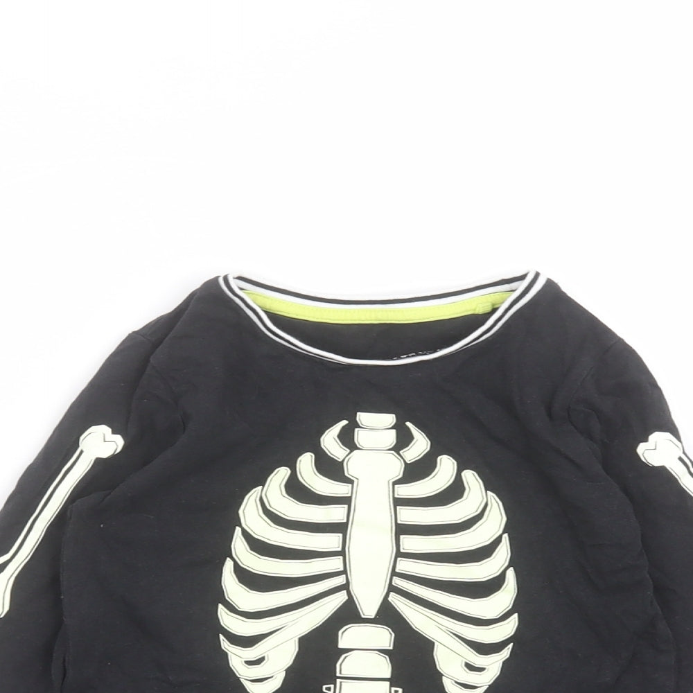 TU Boys Black   Basic T-Shirt Size 3-4 Years