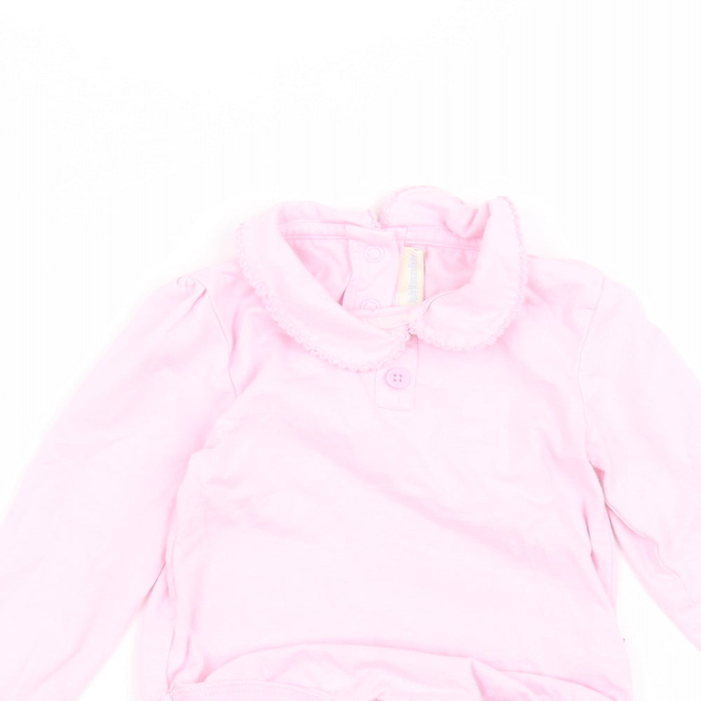 JoJo Maman Bébé Baby Pink   Babygrow One-Piece Size 12-18 Months
