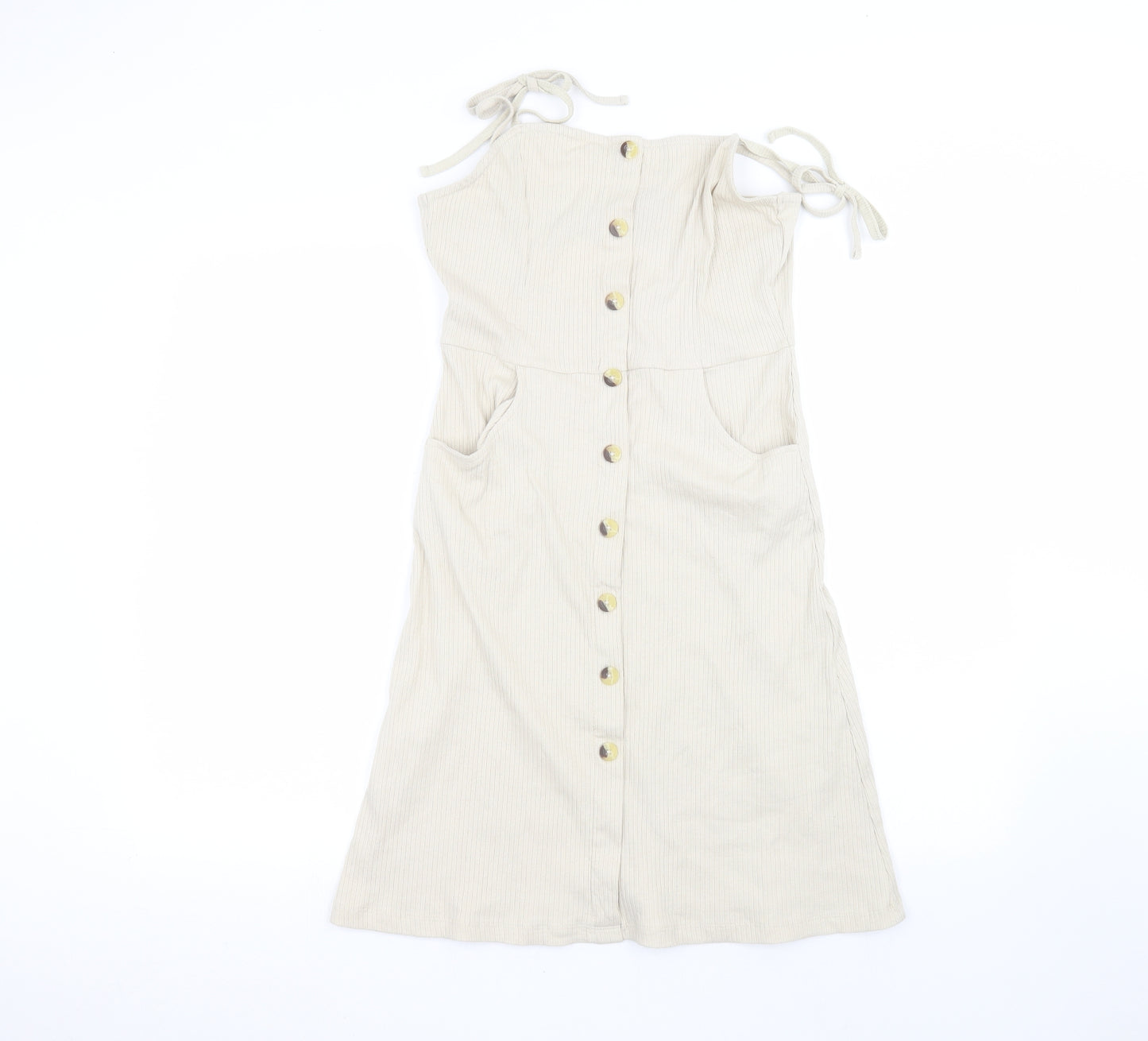 Brave Soul Womens Beige   A-Line  Size S
