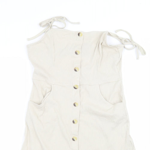Brave Soul Womens Beige   A-Line  Size S