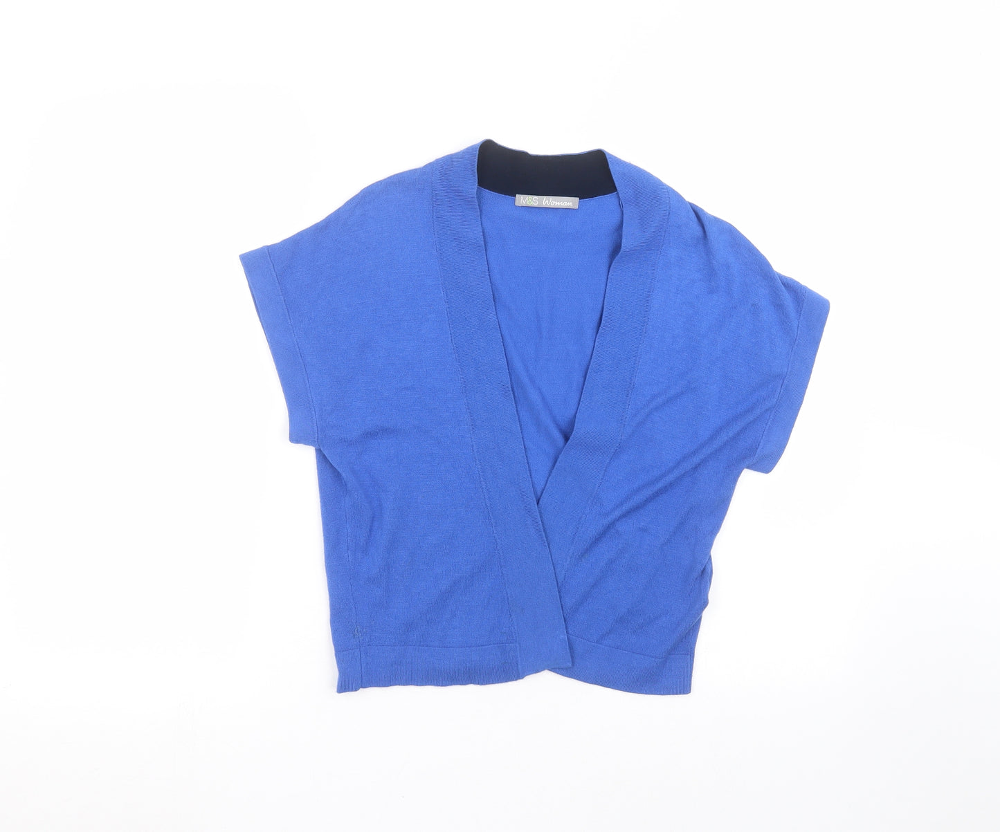 Marks and Spencer Womens Blue   Cardigan Jumper Size 10