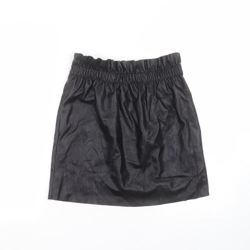 H&M Womens Black   Mini Skirt Size 10