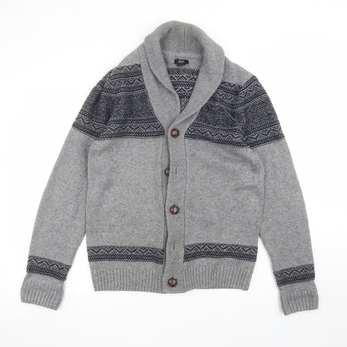 F&F Mens Grey   Jacket Coatigan Size M