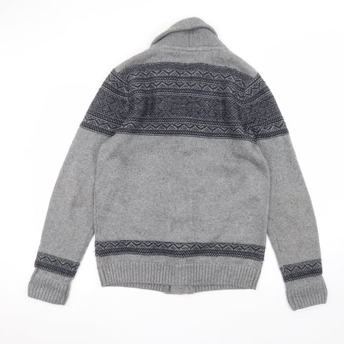 F&F Mens Grey   Jacket Coatigan Size M