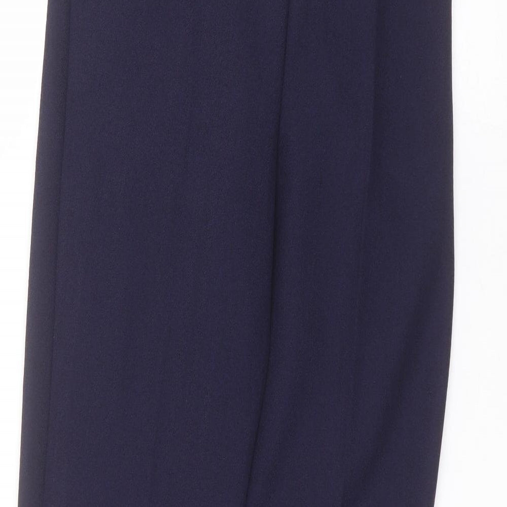 Emma Collection Womens Blue   Trousers  Size 10 L25 in