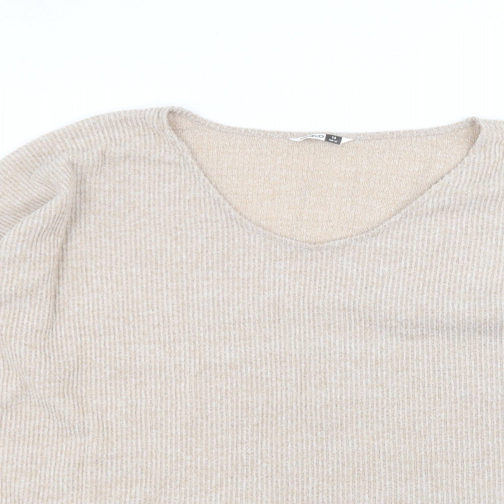 PEP&CO Womens Pink   Pullover Jumper Size 14
