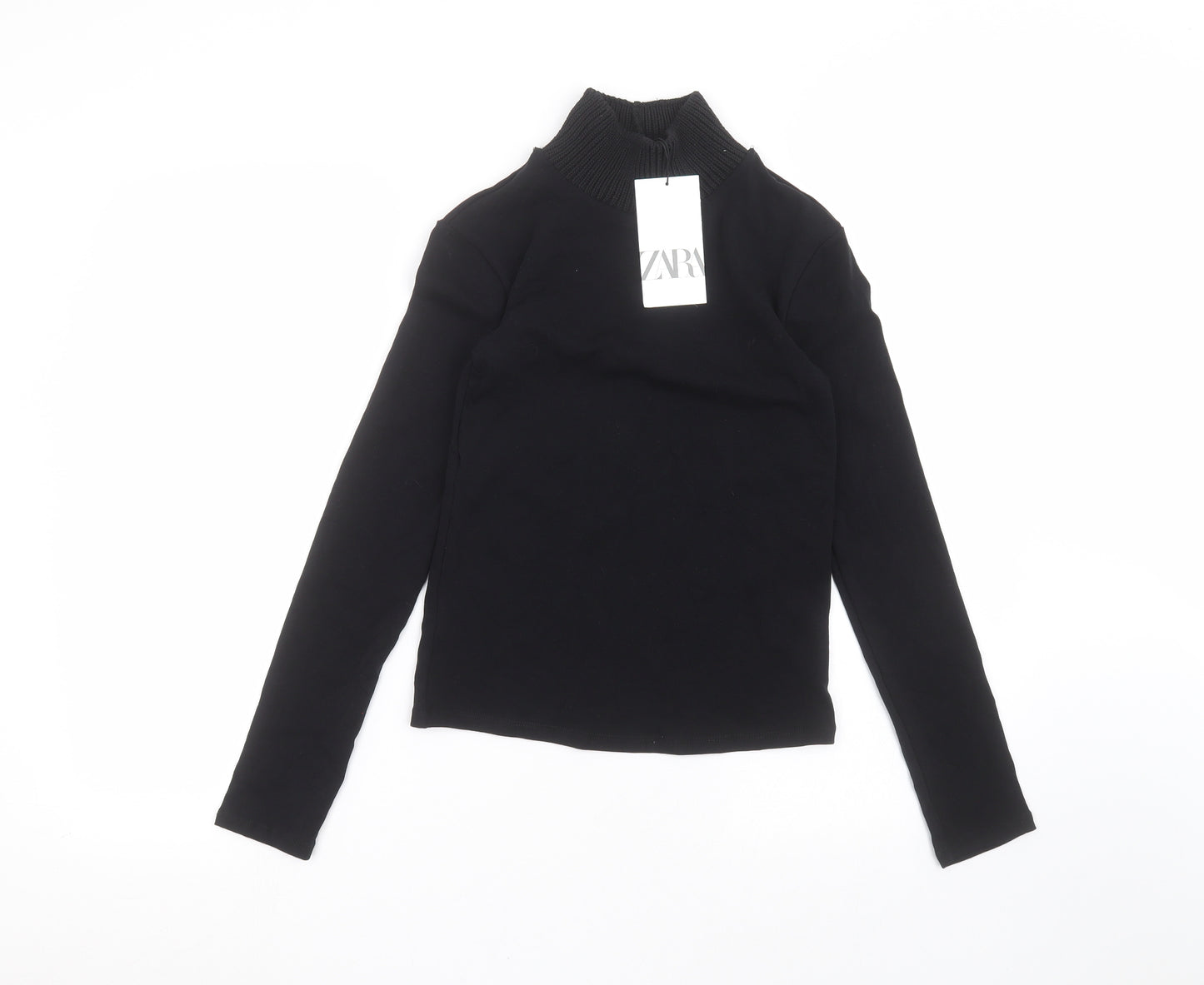 Zara Womens Black   Basic T-Shirt Size S