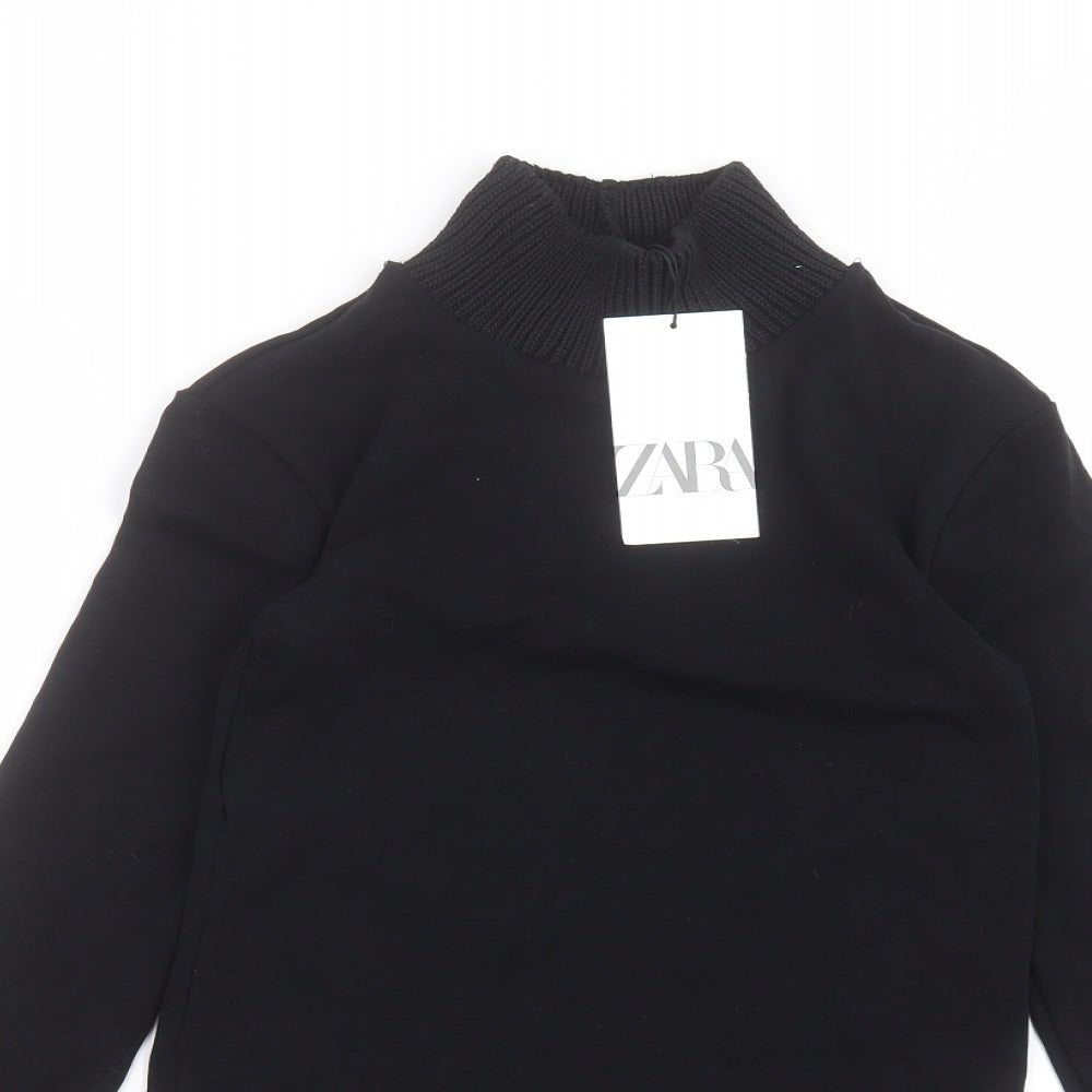 Zara Womens Black   Basic T-Shirt Size S