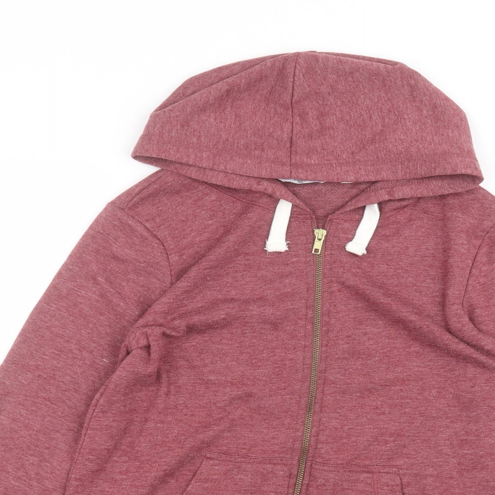 New Look Girls Red   Full Zip Hoodie Size 14-15 Years