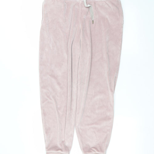 Marks and Spencer Womens Pink   Sweatpants Trousers Size 12 L25 in