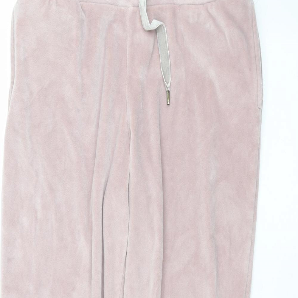 Marks and Spencer Womens Pink   Sweatpants Trousers Size 12 L25 in