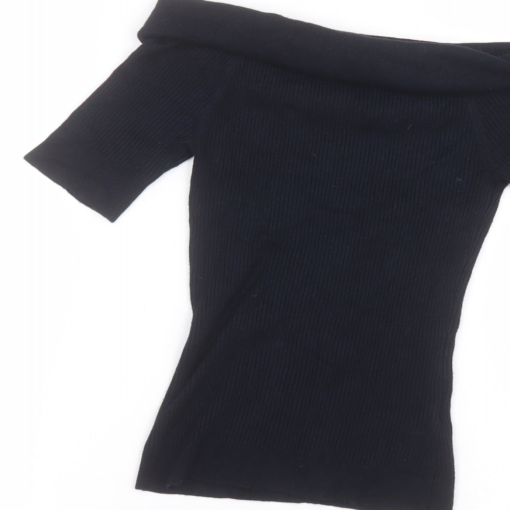 Miss Selfridge Womens Blue   Basic T-Shirt Size 10
