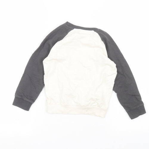 Marvel Boys White   Pullover Jumper Size 4-5 Years  - marvel