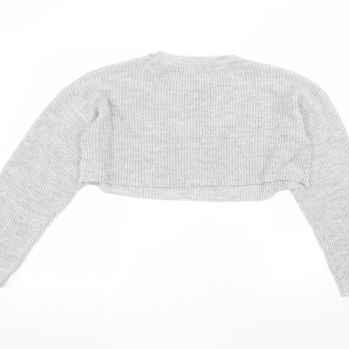 New Look Womens Grey   Pullover Jumper Size L