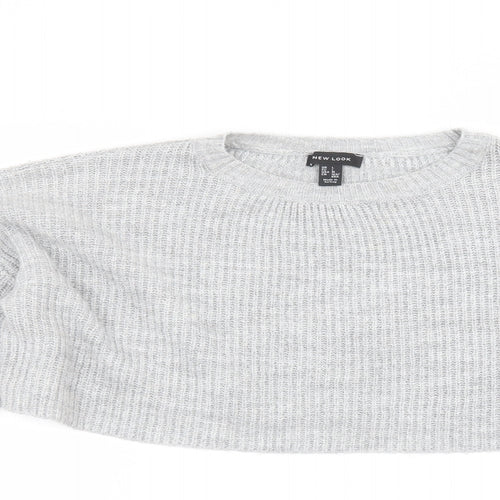 New Look Womens Grey   Pullover Jumper Size L