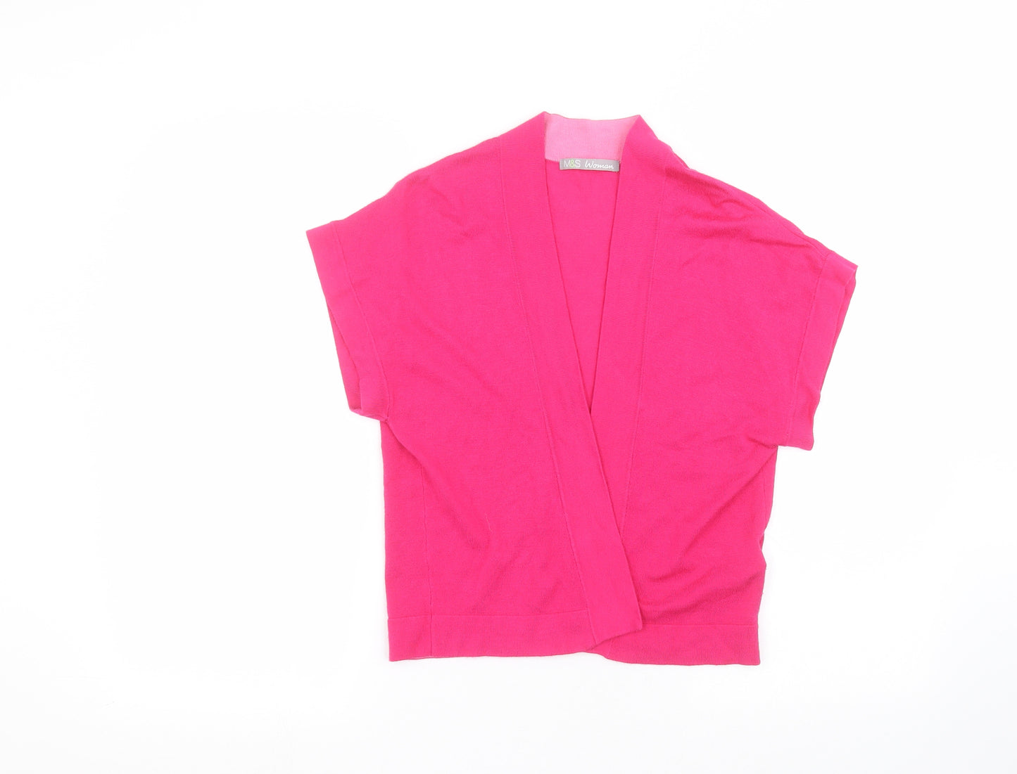Marks and Spencer Womens Pink   Cardigan Jumper Size 10
