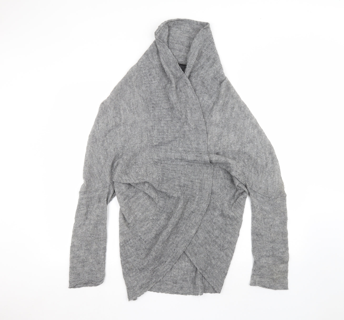 H&M Womens Grey   Cardigan Jumper Size M