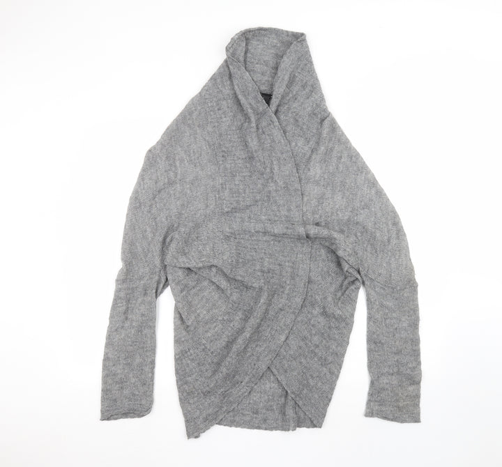 H&M Womens Grey   Cardigan Jumper Size M