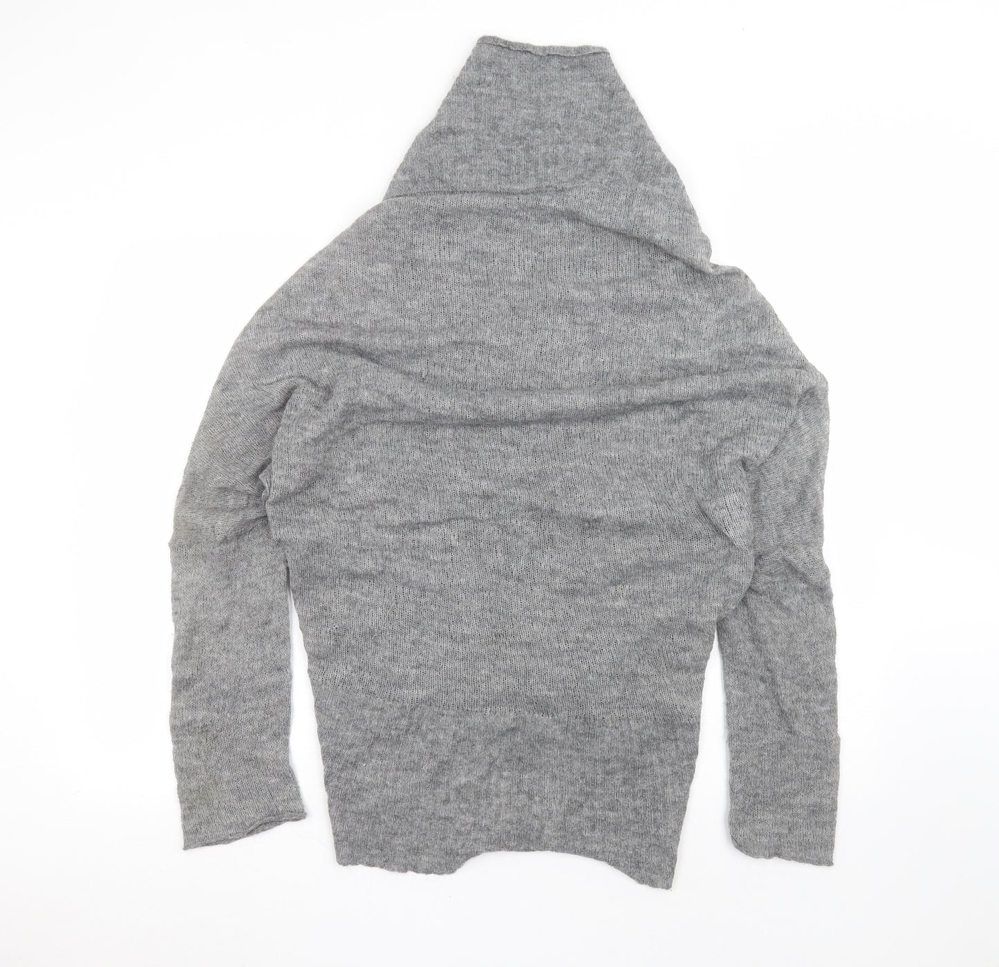 H&M Womens Grey   Cardigan Jumper Size M