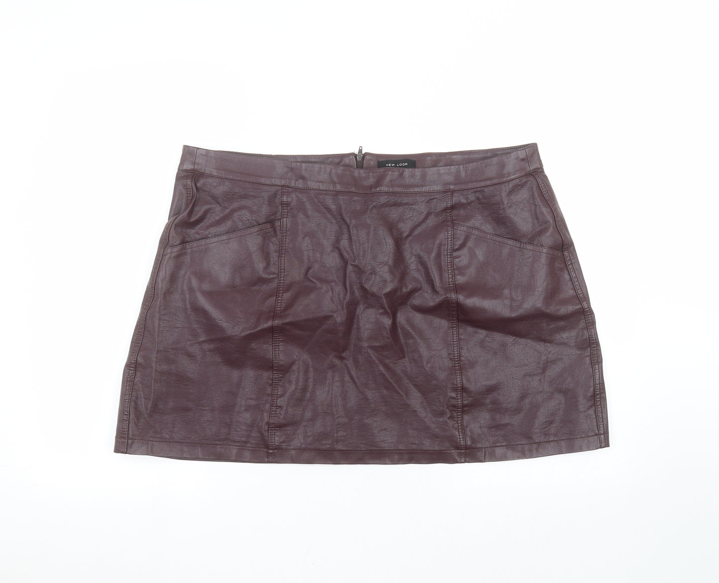 New Look Womens Purple   Mini Skirt Size 18