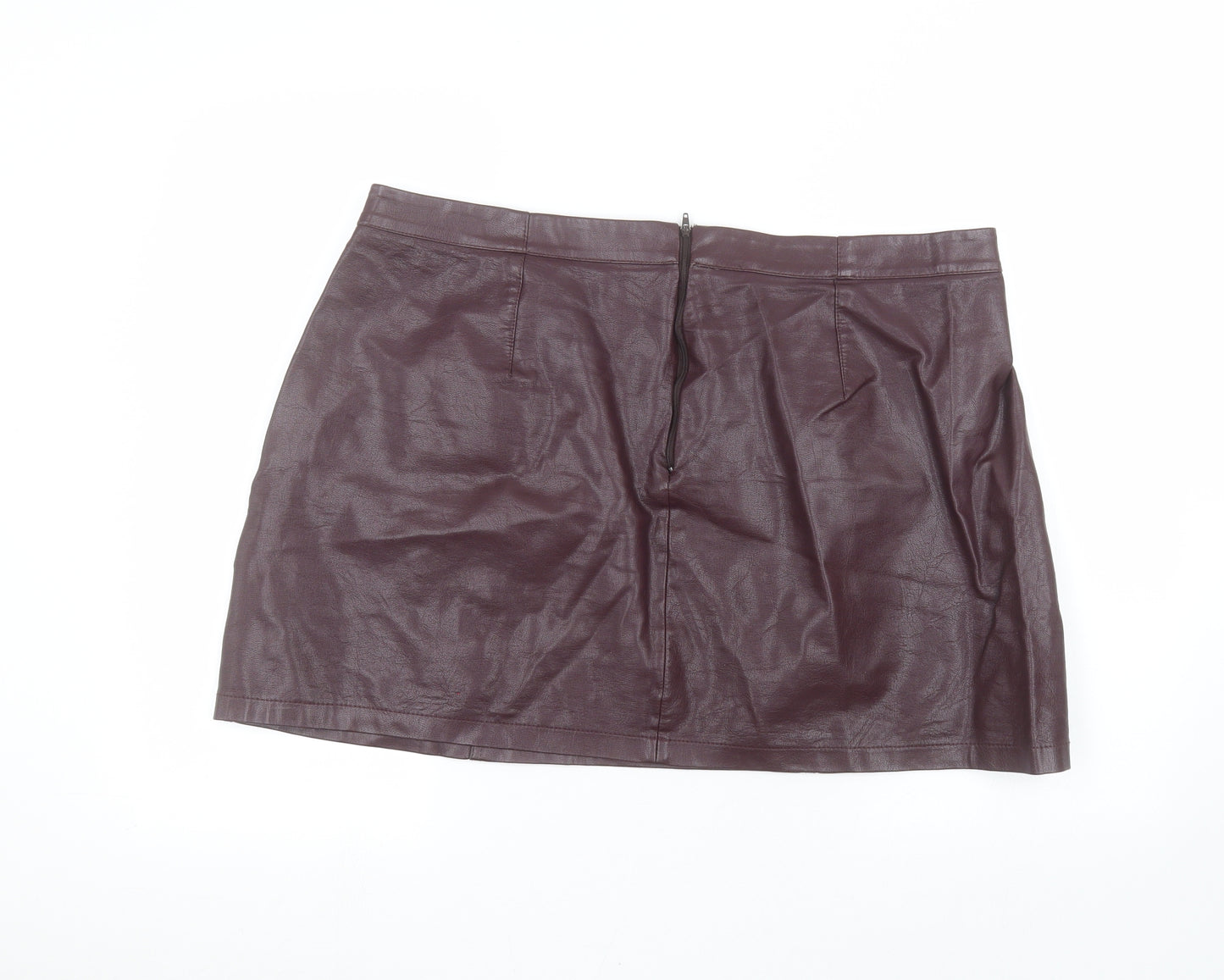 New Look Womens Purple   Mini Skirt Size 18